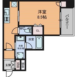 フォーチュン松屋町の物件間取画像